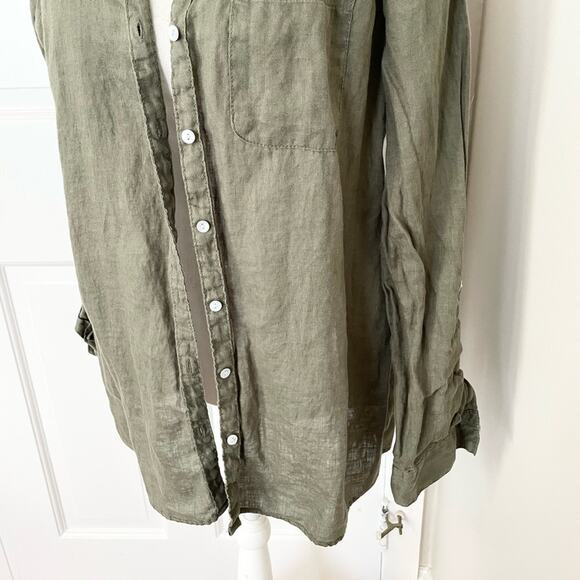Sigrid Olsen Linen Button Down - Picture 3 of 4